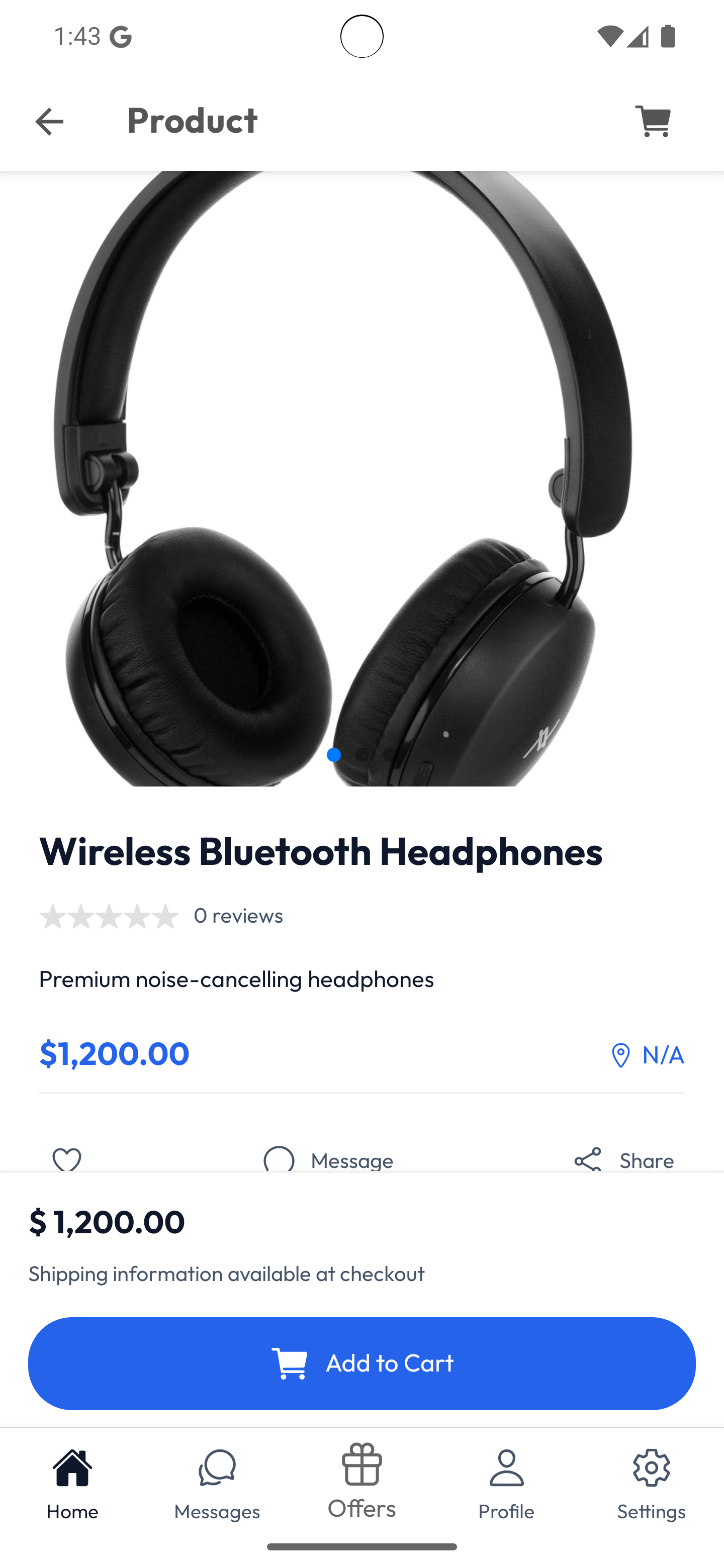 Product details page